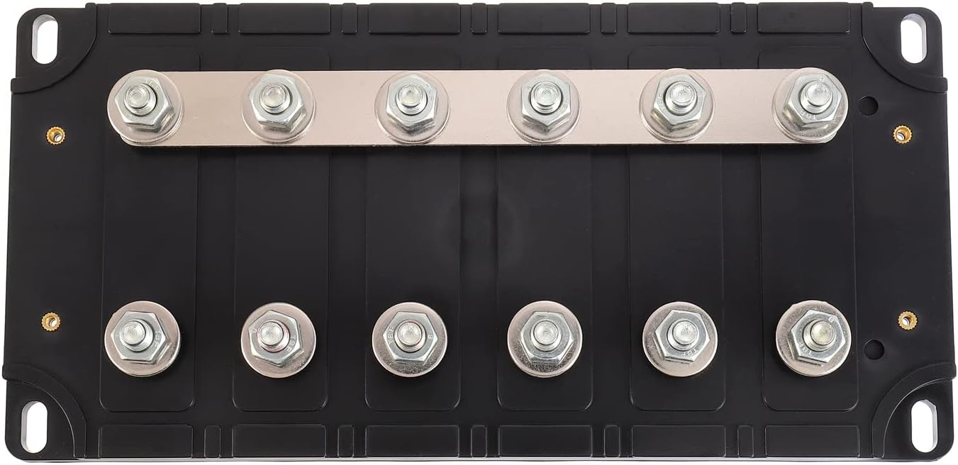 Portafusible ANL 6 vías montaje perno pack 1 BANL-B6
