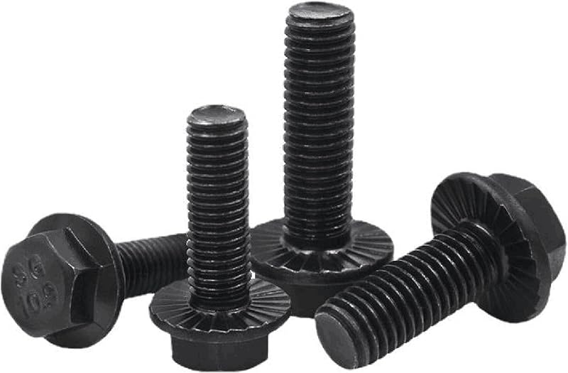 Brida dentada hexagonal M6 acero carbono grado 10.9
