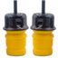 4 Topes TJ con Tazas Parachoques Soportes Comp Wrangler