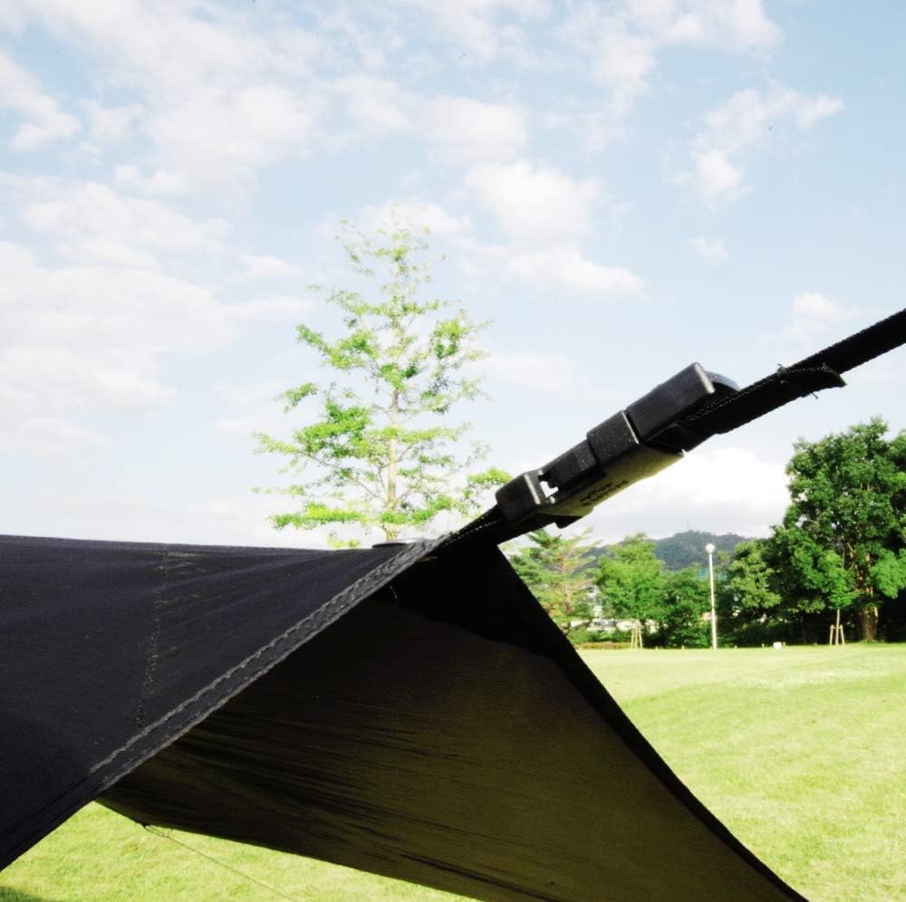 Tarp Pentagon Negro para Camping Exterior