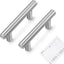30 Tiradores Acero Inox Cepillado 4" Armarios Cocina