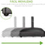 Base sombrilla rellenable 123 lb con 4 ruedas y seguros