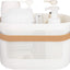 Cesta plástico con asas baño cocina dormitorio amarillo