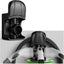 Soporte pared cargador EV con perchas giratorias