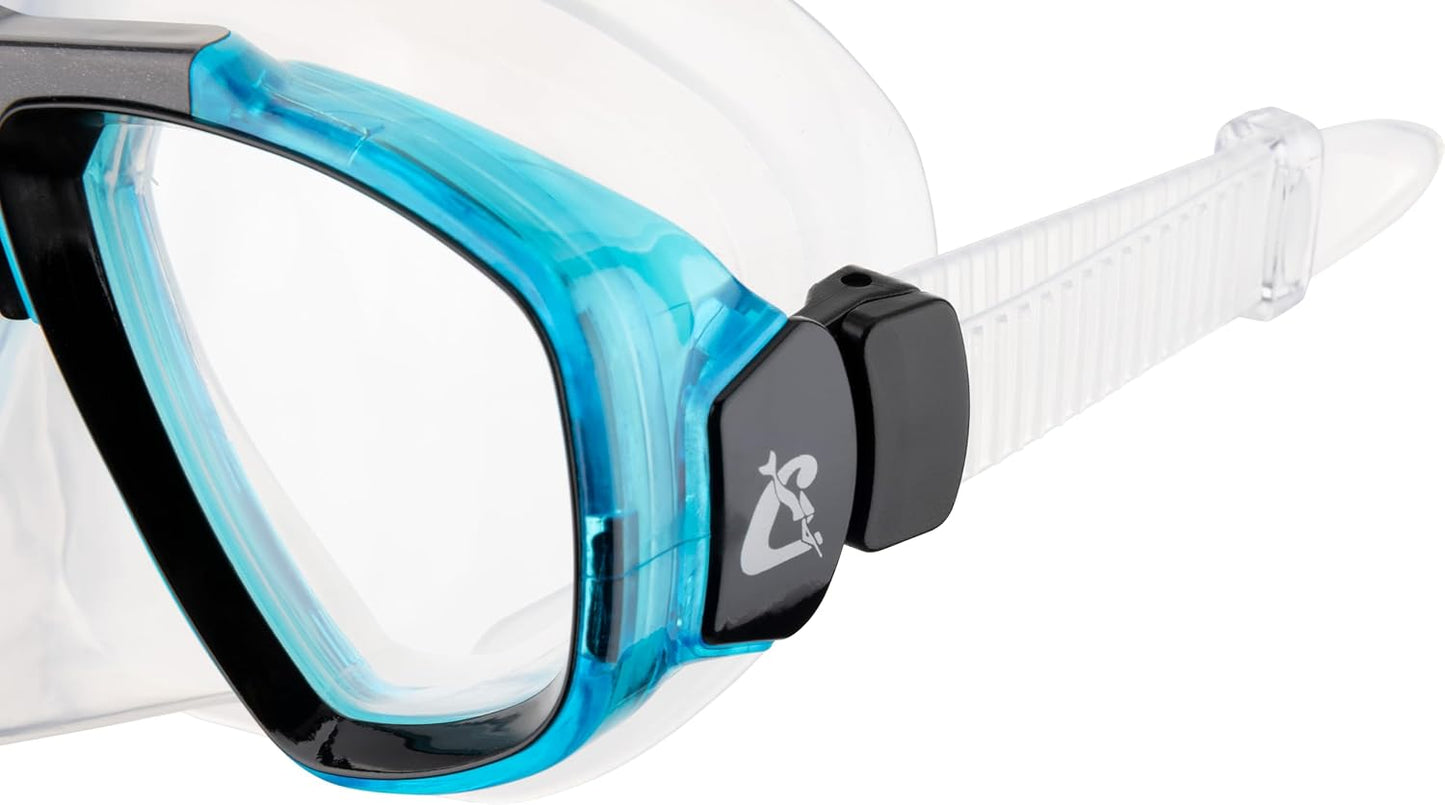 Máscara buceo Cressi lentes inclinadas Focus