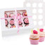 30 Cajas Cupcakes Grado Alimenticio con Ventanas