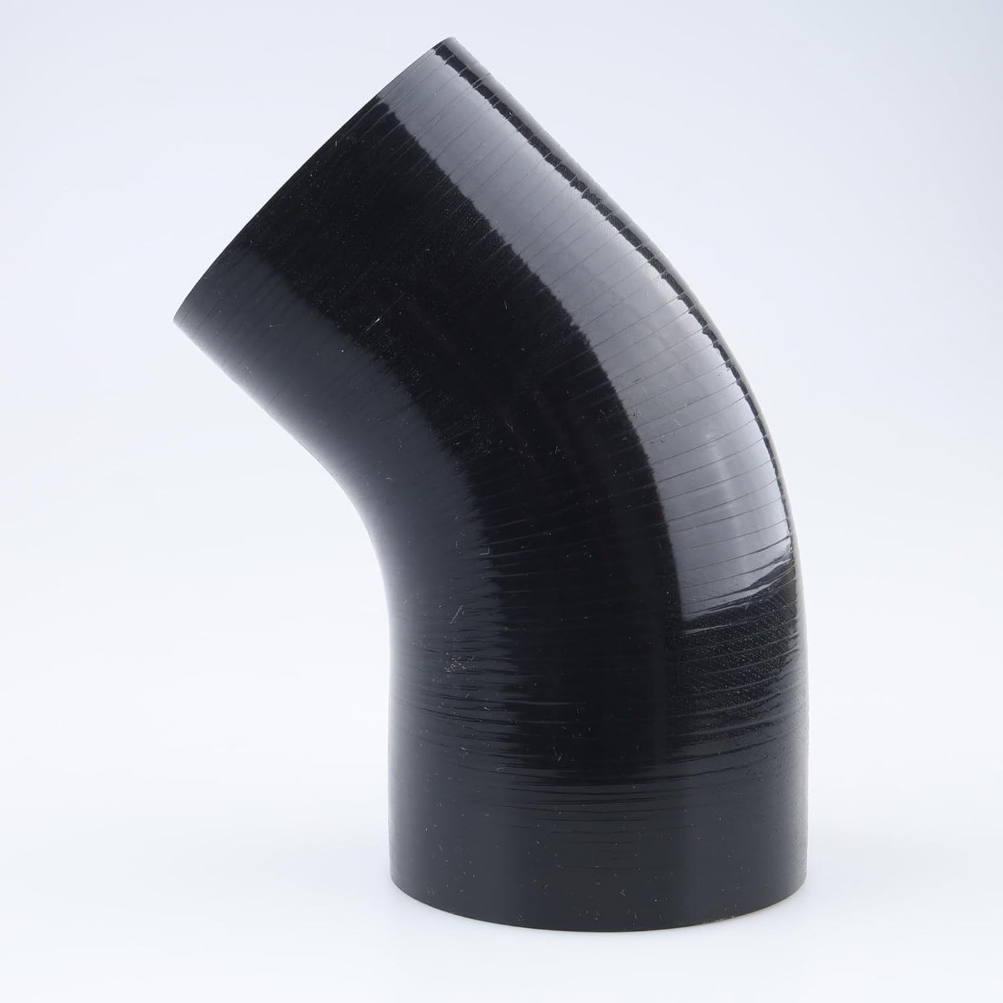 Acoplador reductor codo 45 grados manguera silicona