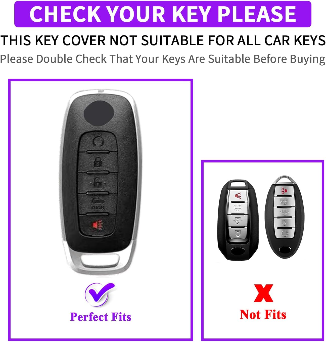 Funda llavero coche Nissan 5 botones comp