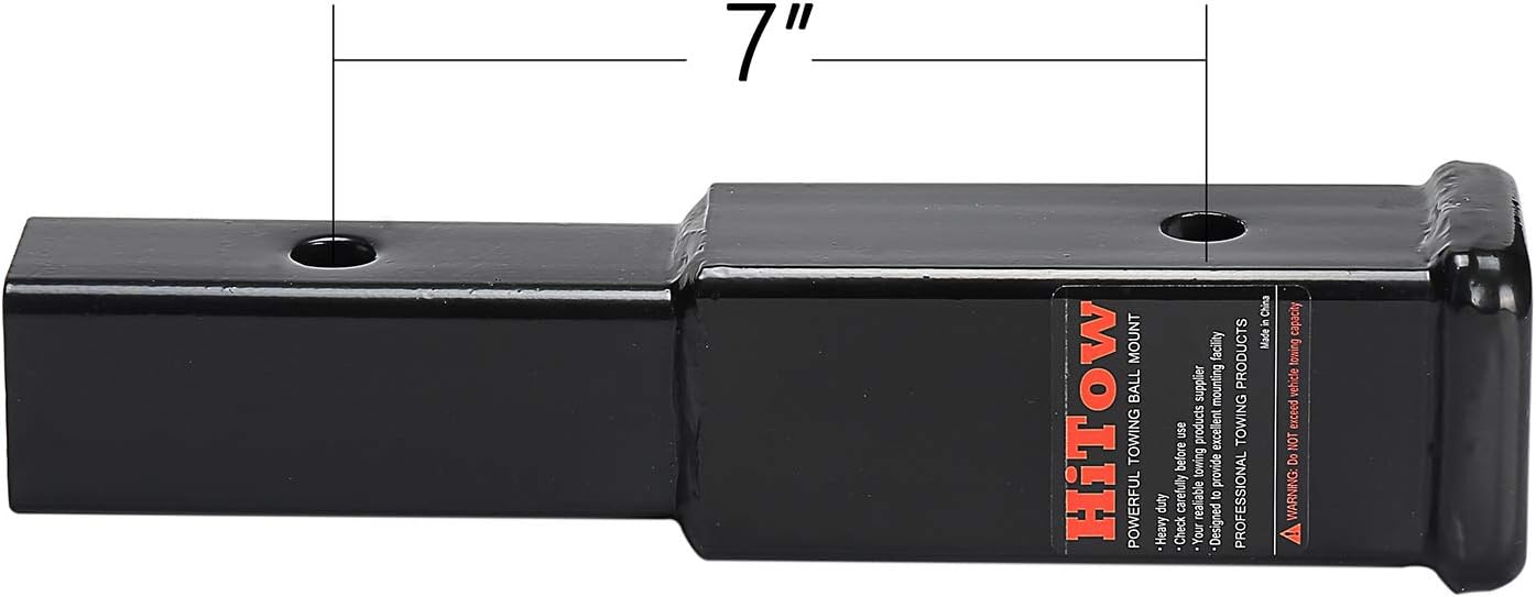 Extensor tubo receptor 2" 7" 3500lb con pin y clip