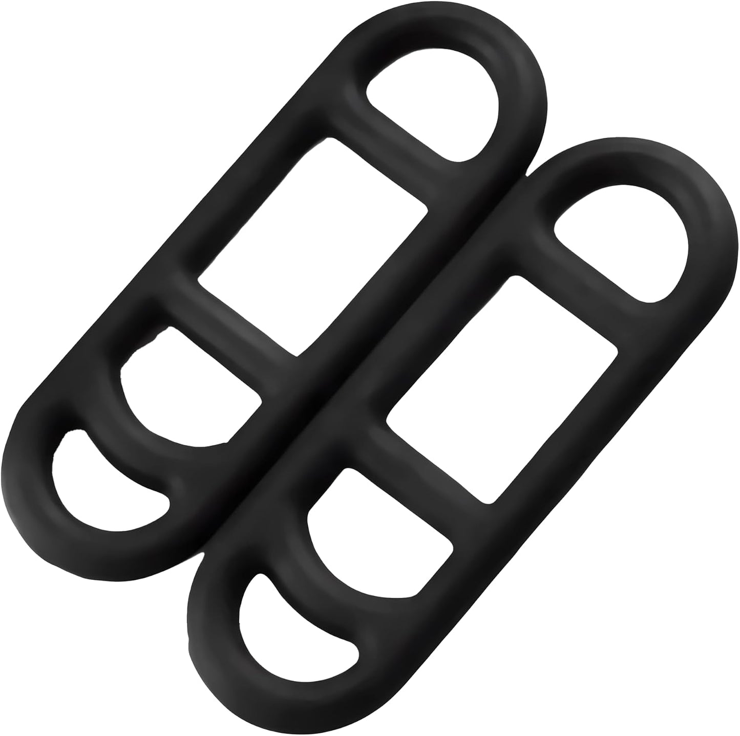 Correas goma ranuradas ajustables para bicicleta 2unid