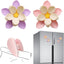 Paquete de 20 clips magnéticos de flores Sakura decorativos para cocina y almacenamiento