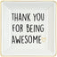 Plato anillos regalo para mujer texto 'Thank You For Being'