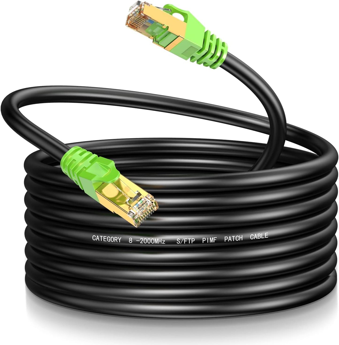 Cable Ethernet Cat8 300pies blindado S/FTP 40Gbps