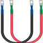 Cables batería 2 AWG 12pulg cobre auto marina solar