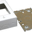 Canaleta metálica Legrand BW3 Serie 700 1 Gang 1.375pulg Blanco