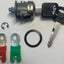 Cilindro llave puerta Ford 2 llaves ovaladas izq/derecha