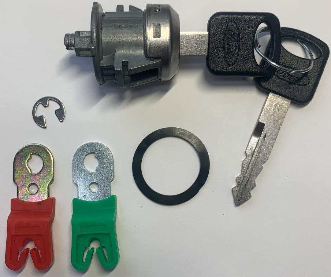 Cilindro llave puerta Ford 2 llaves ovaladas izq/derecha