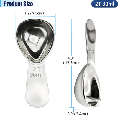 Cuchara medidora acero inox 304 para café té azúcar
