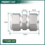 Conector tubo acero inox 304 1pulg adaptador aire agua gas