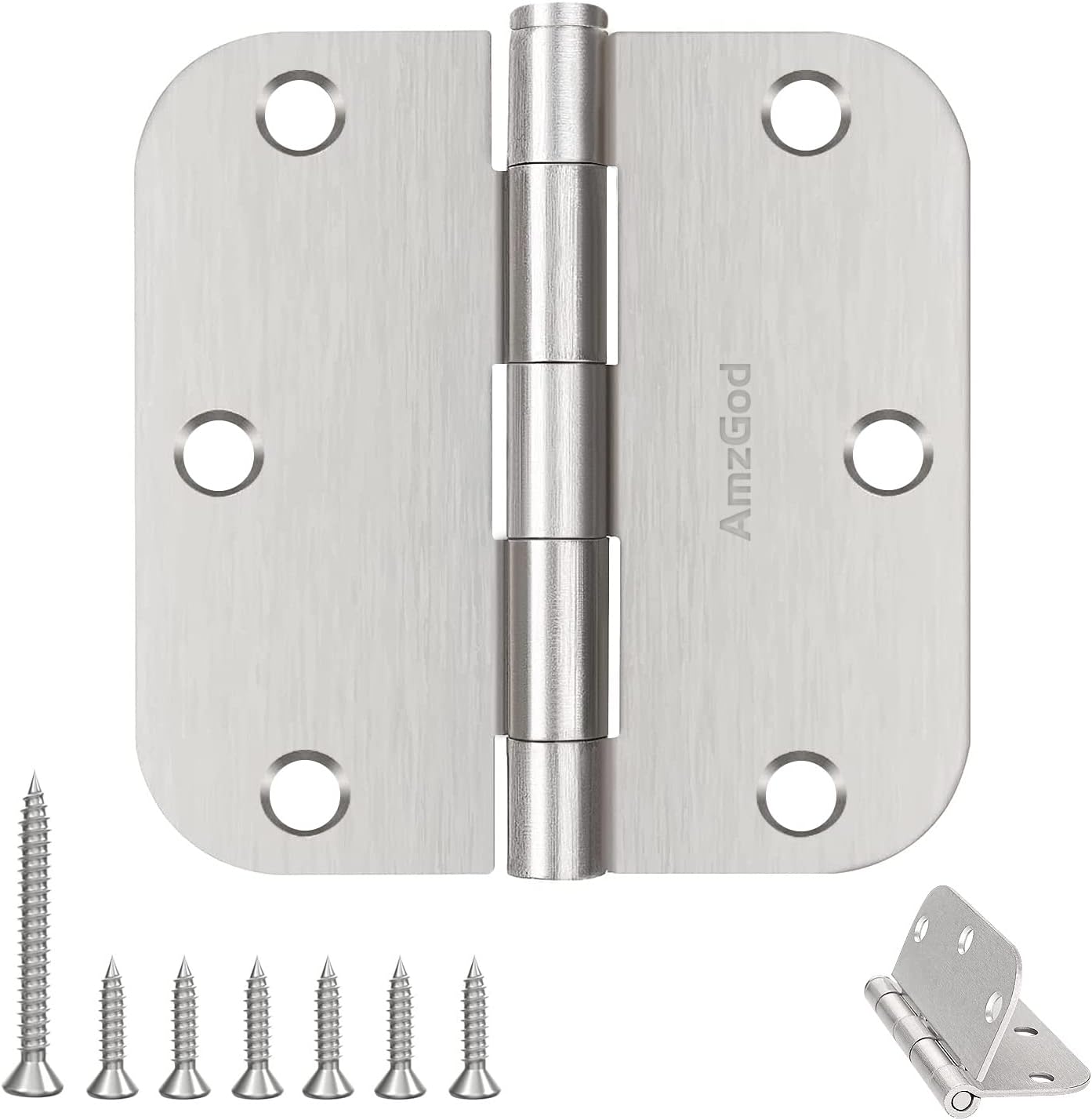 Bisagras níquel cepillado 3.5pulg pack 36 puerta