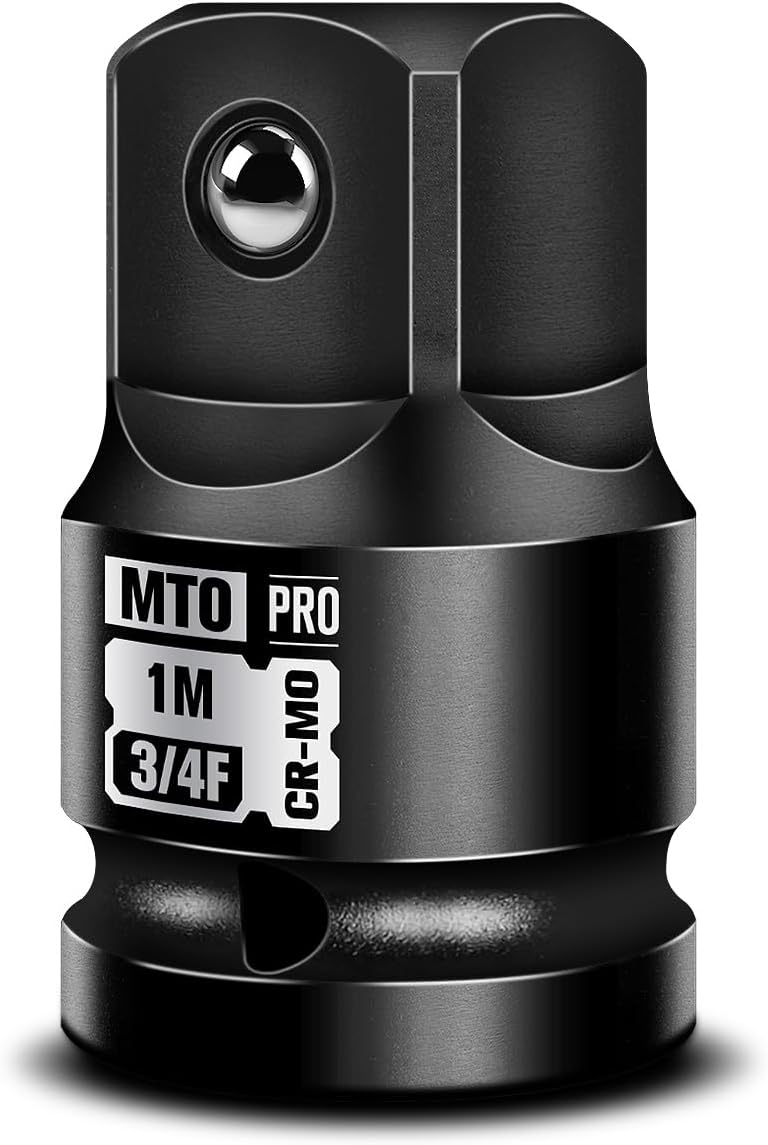 Adaptador enchufe impacto 3/4" a 1" acero cromo molibdeno