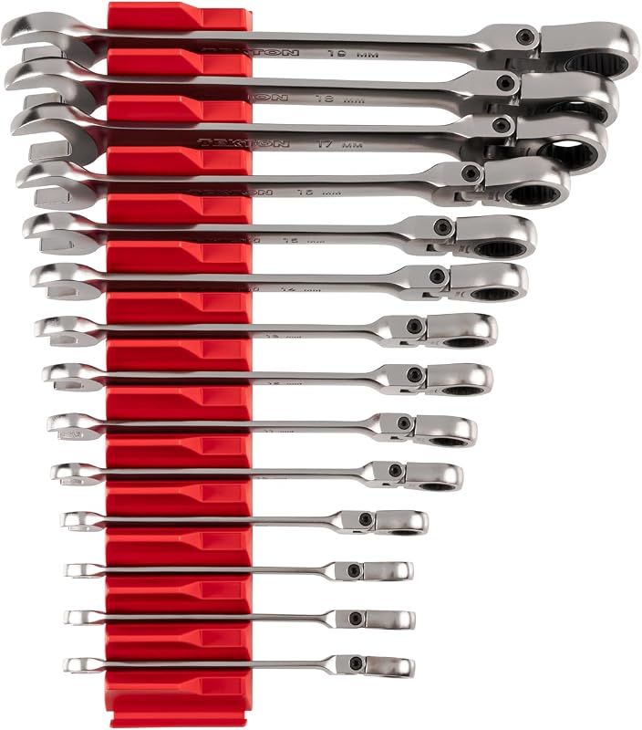 Set llaves trinquete 14 pzas 6-19mm con organizadores