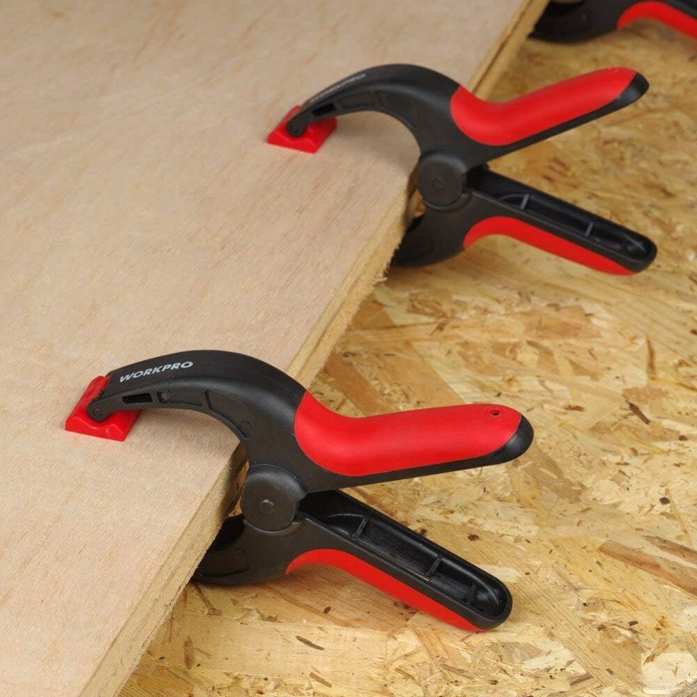 Abrazadera resorte nailon 3pulg giratoria ergonomica set 2