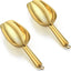 Set 2 cucharadas acero inox color dorado 6oz hogar bar