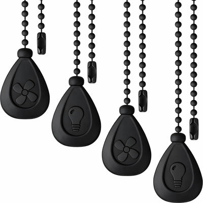 Extensor cadena techo 12pulg 4pzas con bola decorativa para fan luz