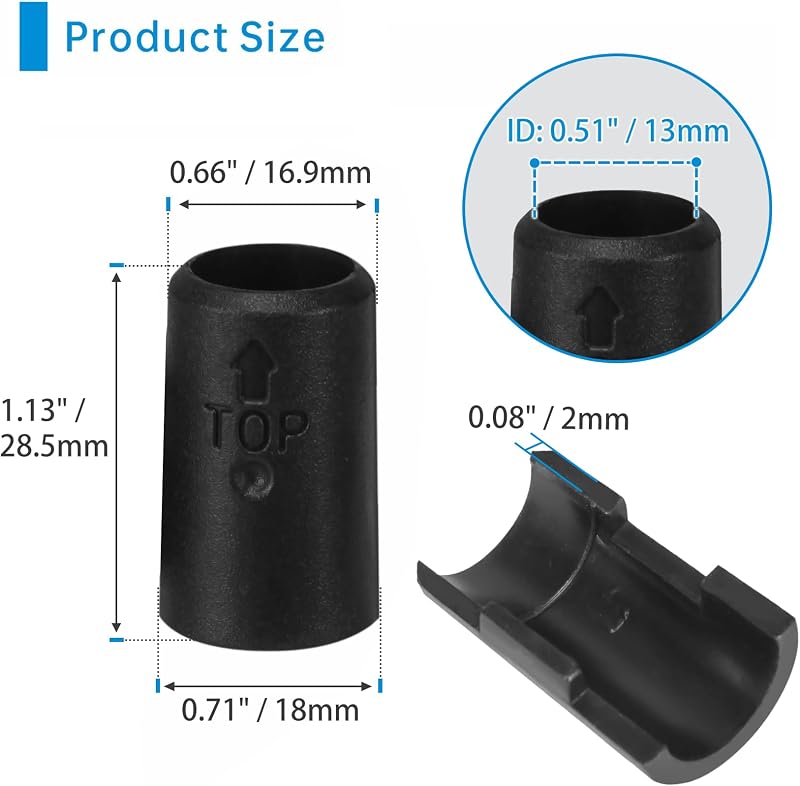 Clips alambre 0.500pulg para estantes 20 pzas
