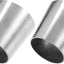 Tubo codo escape acero inox 2 a 2.5 OD 2 Pzas