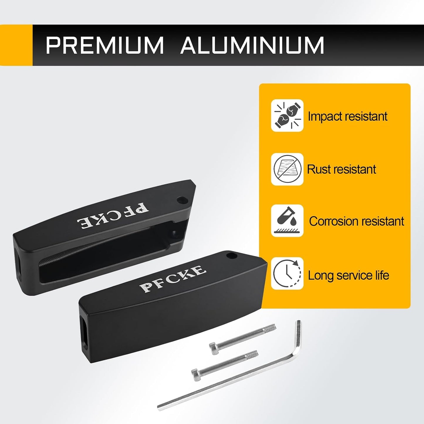 Cerradura aluminio compartimento trasero mosquetón Yamaha
