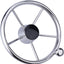 Volante barco acero inox 11pulg eje 3/4 pulg estilo 5 radios