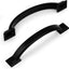 5 Manijas para gabinete cocina 3 3/4pulg negro mate