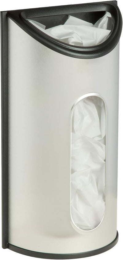 Bolsas plástico acero inox dispensador pared cocina garaje