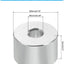 Espaciadores aluminio M6 redondo 0.256x0.787pulg