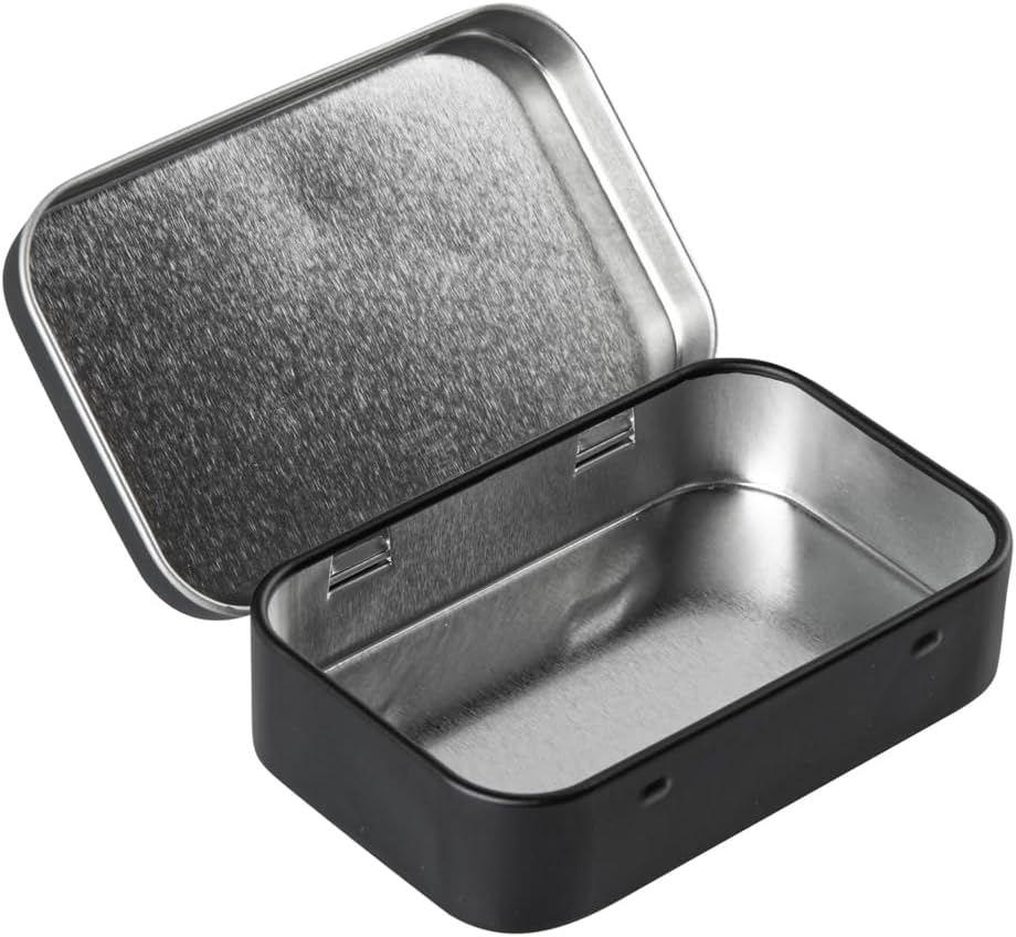 Contenedores negros 4.5oz con tapas bisagra 10 cajas