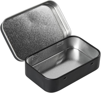 Contenedores negros 4.5oz con tapas bisagra 10 cajas