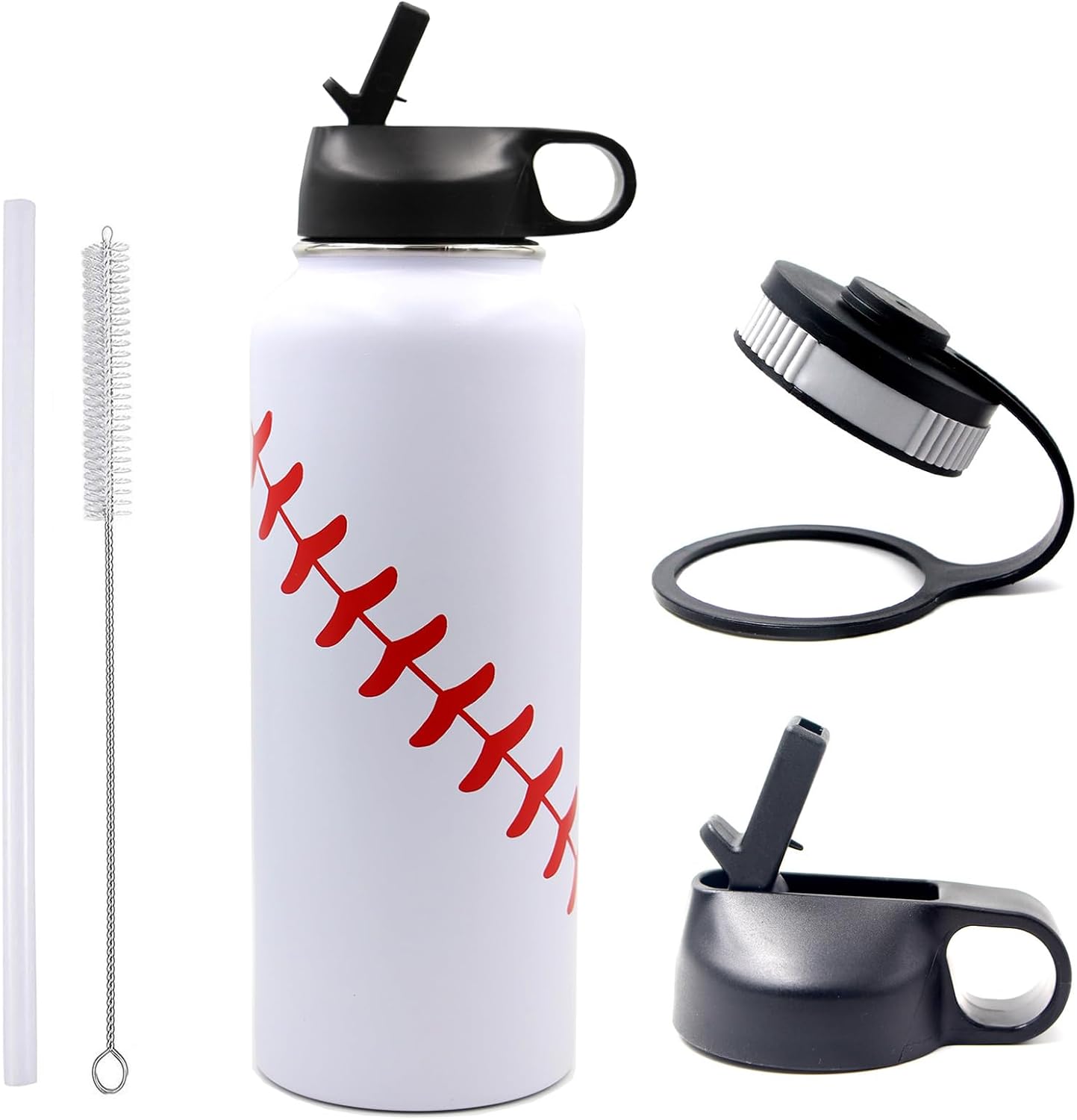 Botella agua deportiva acero inox 40oz doble pared béisbol