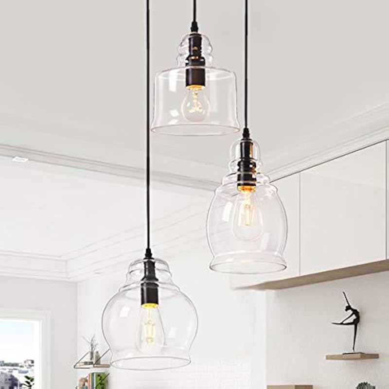 Lámparas colgantes de cristal para comedor y dormitorio 3