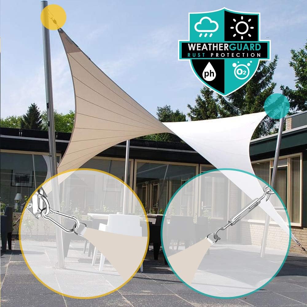 Kit accesorios toldo 6ft patio jardín 40uds