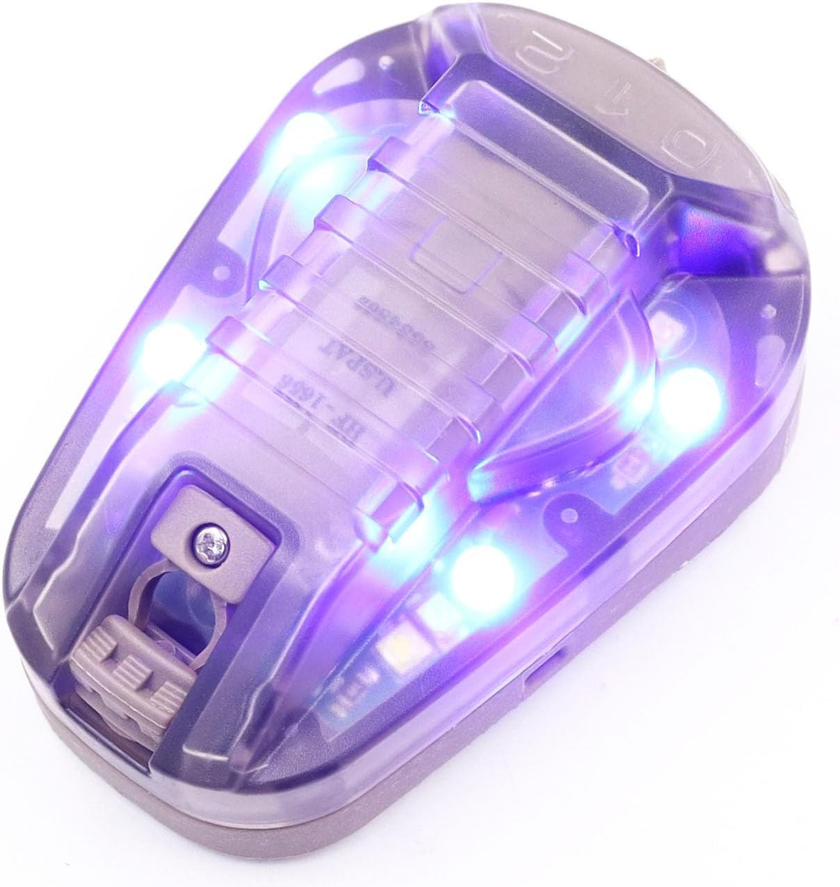 Luz estroboscópica táctica para casco señal visible LED blanca