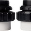 2 Uniones PVC MIP 2x2.37" comp Pentair Whisperflo