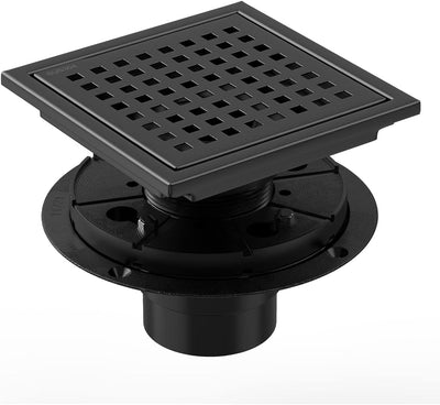 Drenaje ducha cuadrado 6pulg acero inox 304 con rejilla
