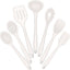 Set 7 Pzas Utensilios Silicona Antiadherente Blanco