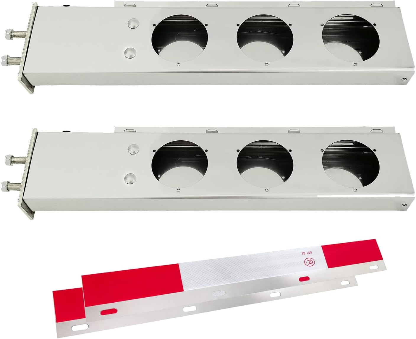 Soporte colgador tapa barro acero inox 30pulg