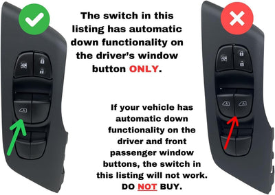 Ensamb. interruptor maestro ventana Nissan Altima 2013-2018