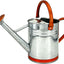 Regadera acero galvanizado pico removible 1gal tono zinc