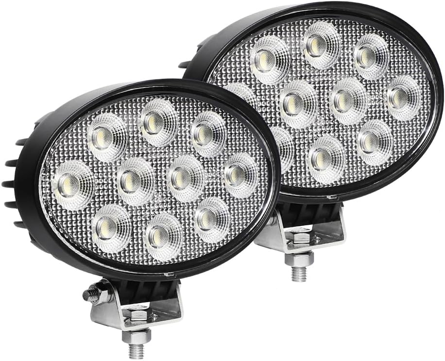 Luces trabajo LED ovaladas 5.7" 75W 12/24V
