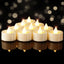 100 Velas LED Té sin Llama con Pilas Blanco Cálido